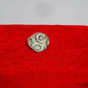 925 Silver Classic Diamond Ring 195R151