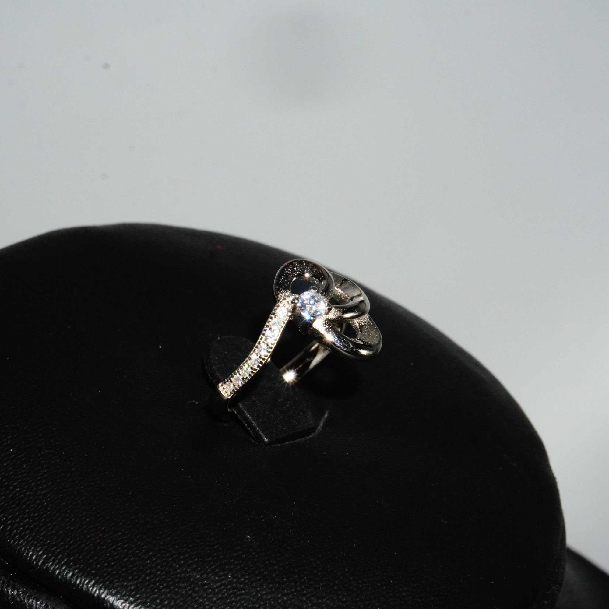 925 Silver Fancy Diamond Ring 764R10 - Image 3
