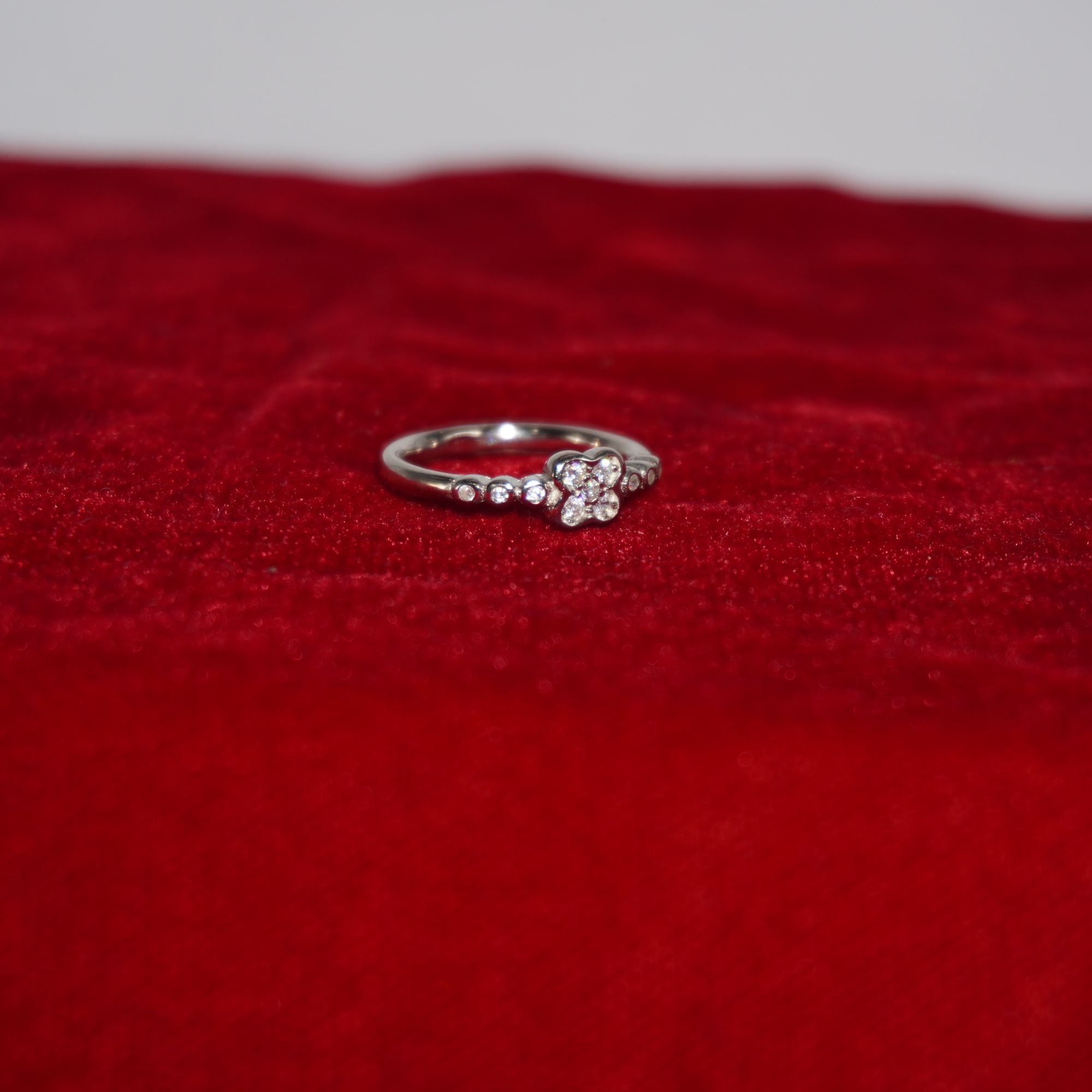 925 Silver Gorgeous Studed Ring 763R14 - Image 2