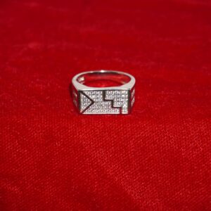 925 Silver Classy Color Stone Ring 711R47