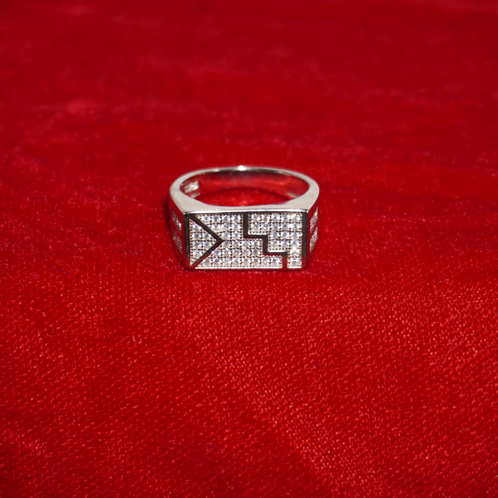 925 Silver Classy Color Stone Ring 711R47
