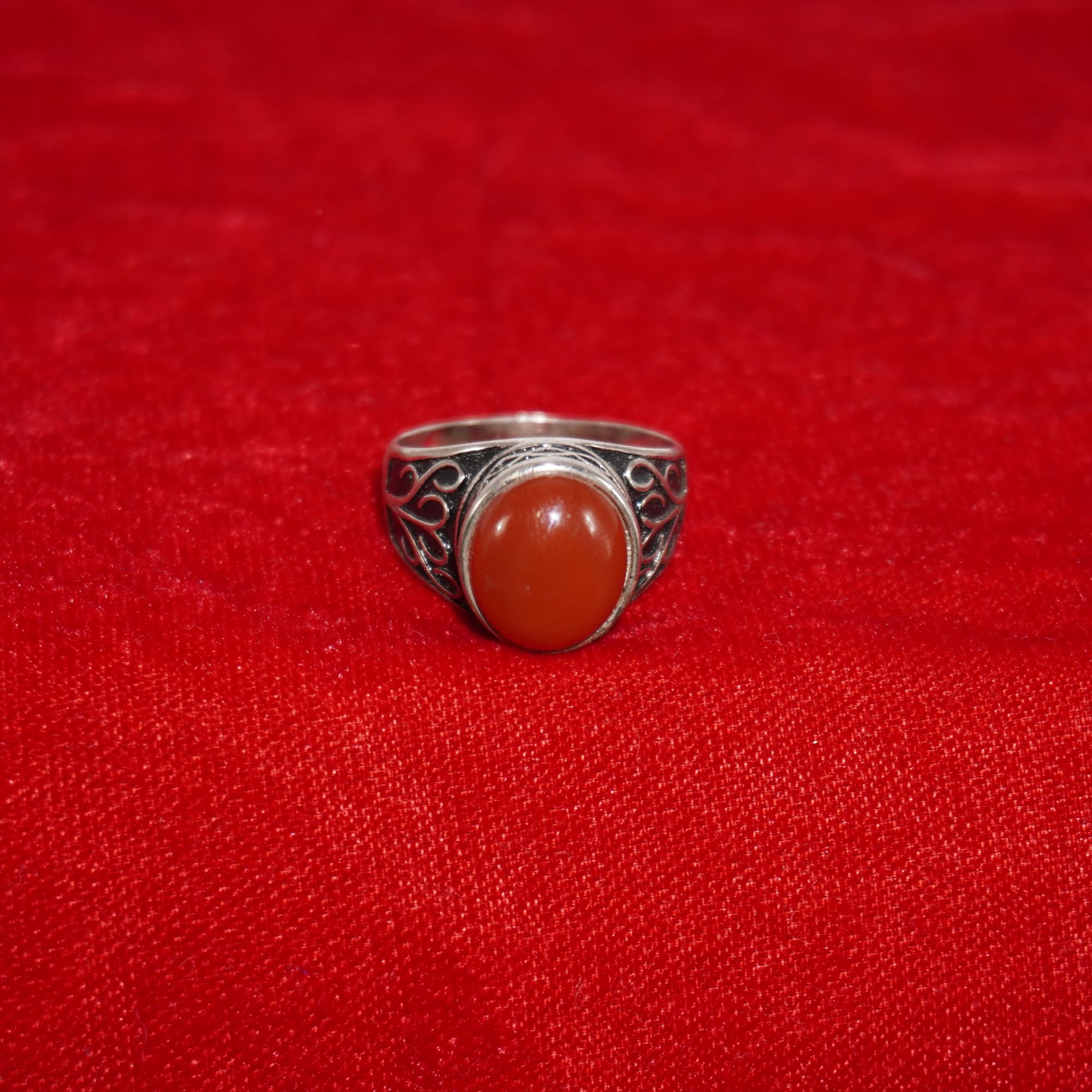 925 Silver Lightweight Color Stone Ring 719R3