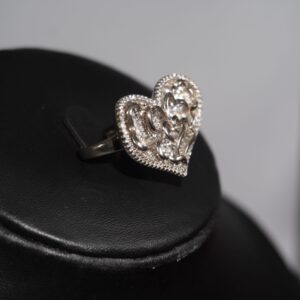 925 Silver Fancy Diamond Ring 875R1