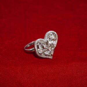 925 Silver Fancy Diamond Ring 875R1