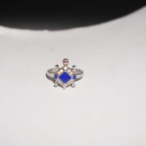 925 Silver Lightweight Color Stone Ring 216R7