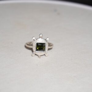 925 Silver Classic Color Stone Ring 333R28