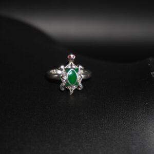 925 Silver Delicate Diamond Ring 216R49