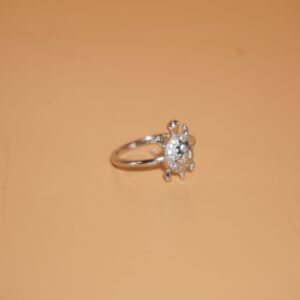 925 Silver Delicate Diamond Ring