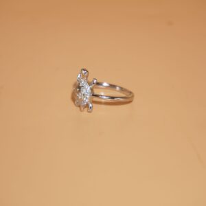 925 Silver Delicate Diamond Ring