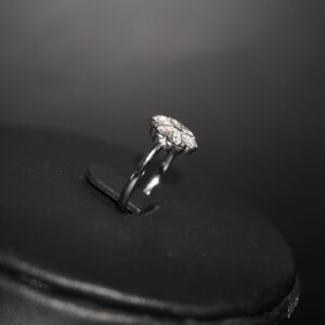 925 Silver Fancy Diamond Ring 99R12