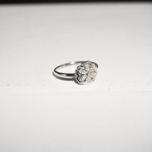 925 Silver Fancy Diamond Ring 99R12