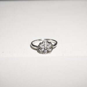 925 Silver Fancy Diamond Ring 99R12