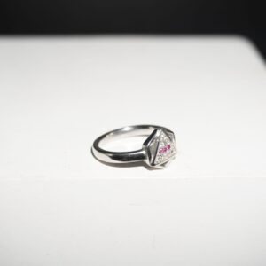 925 Silver Trending Diamond Ring 873R37