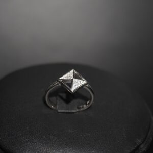 925 Silver Lightweight AD Diamond Ring 871R30