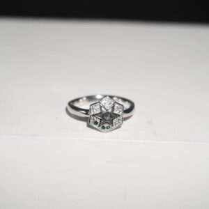 925 Silver Handmade AD Diamond Ring 872R46