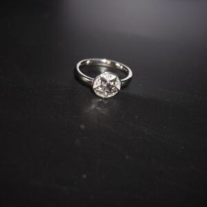 925 Silver Handmade AD Diamond Ring 872R46