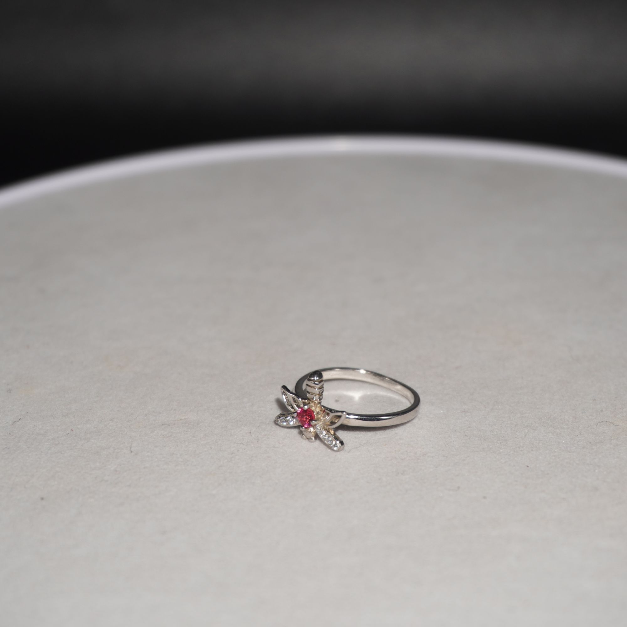 925 Silver Classy Designer Ring 909R9 - Image 2