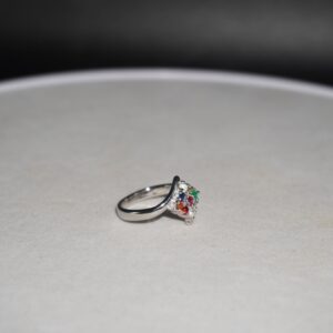 925 Silver Lightweight Designer Ring 909R55