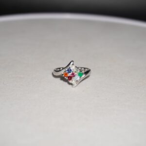 925 Silver Lightweight Designer Ring 909R55