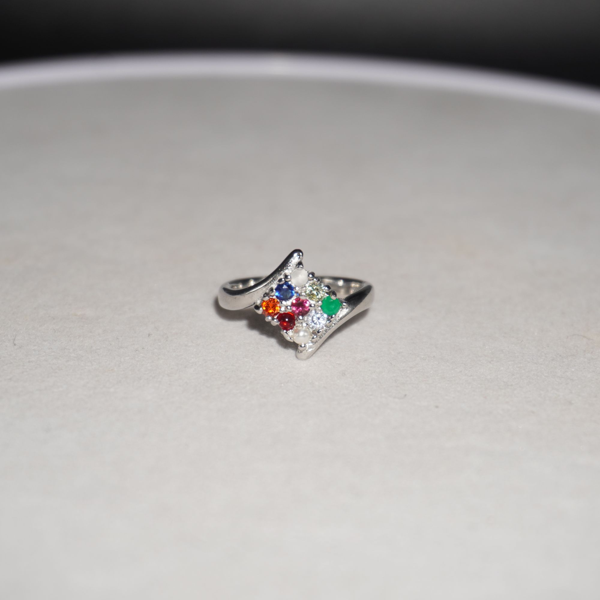925 Silver Lightweight Designer Ring 909R55
