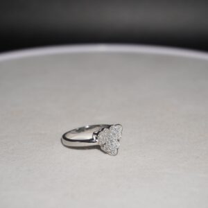 925 Silver Handmade Diamond Ring 873R35