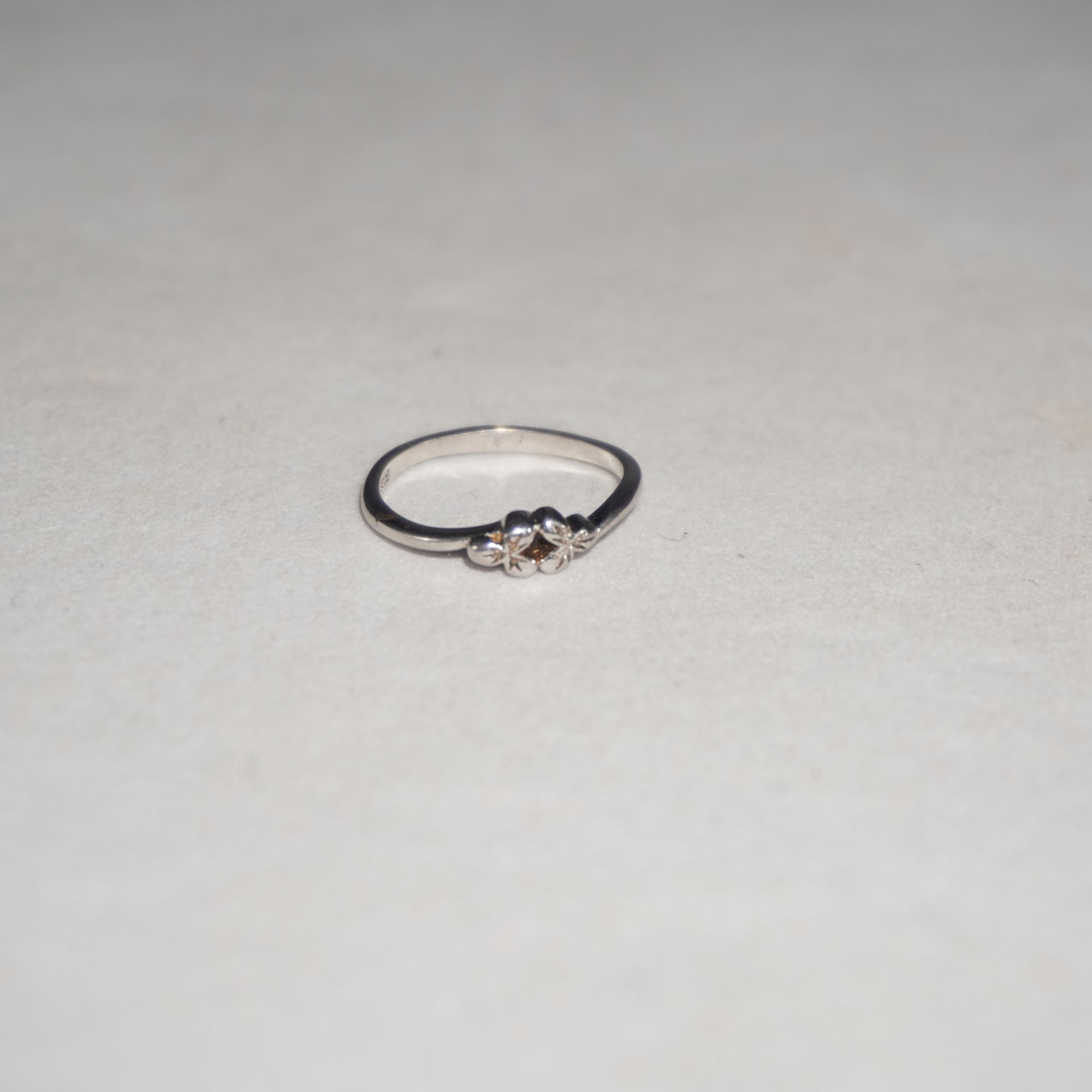 925 Silver Fancy Diamond Ring 195R473