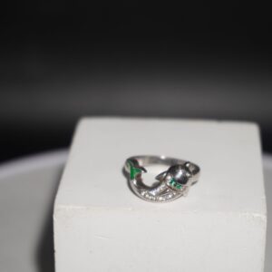 925 Silver Modern Diamond Ring 195R553