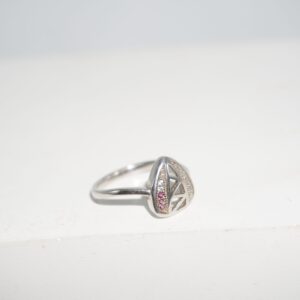 925 Silver Grand Engagement Ring 909R64