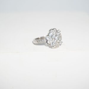 925 Silver Fine Engagement Ring 905R87