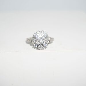 925 Silver Fine Engagement Ring 905R87