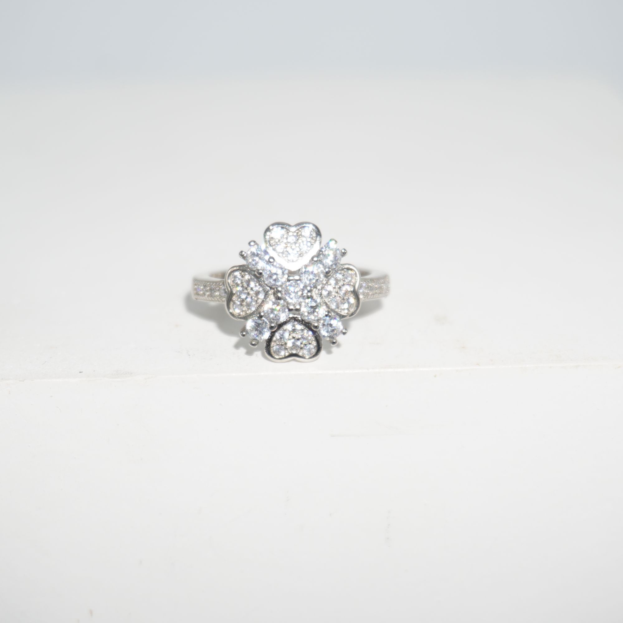 925 Silver Fine Engagement Ring 905R87