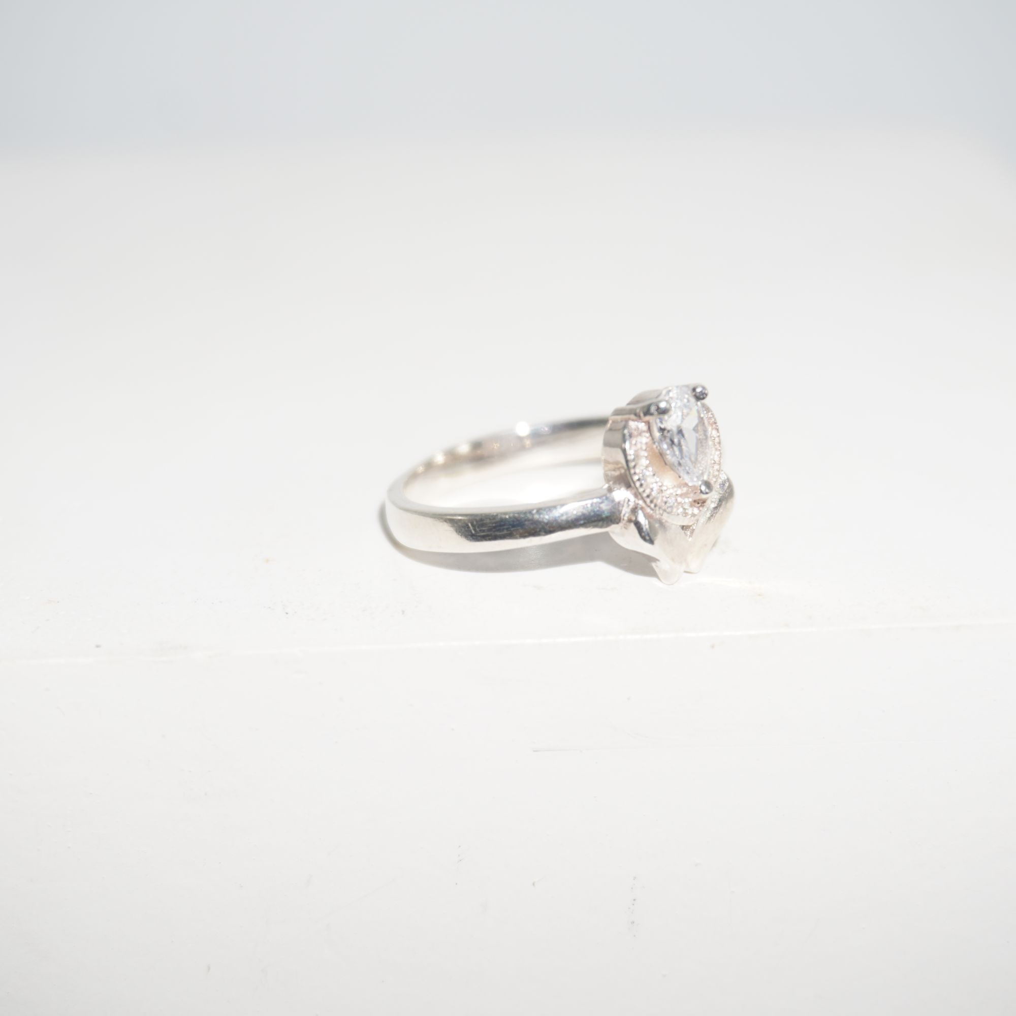 925 Silver Gorgeous Engagement Ring 872R76 - Image 2