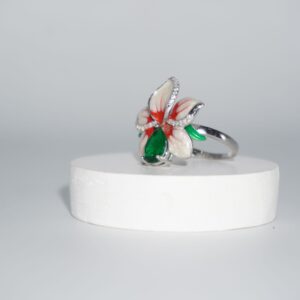 925 Silver Delicate Ladies Ring 872R7