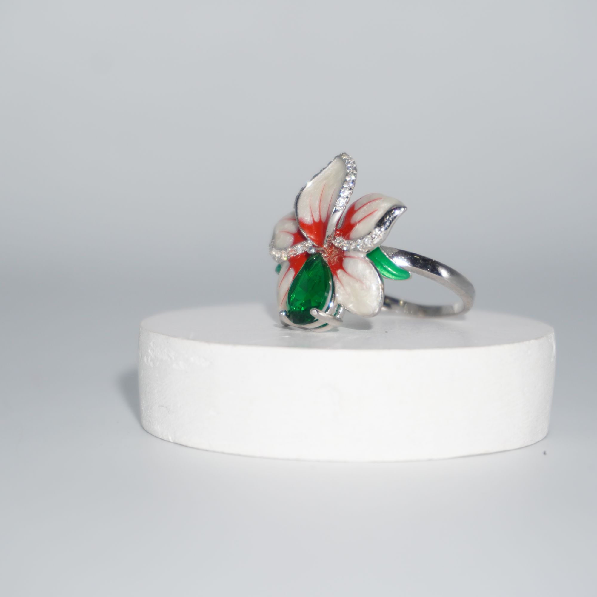 925 Silver Delicate Ladies Ring 872R7 - Image 3