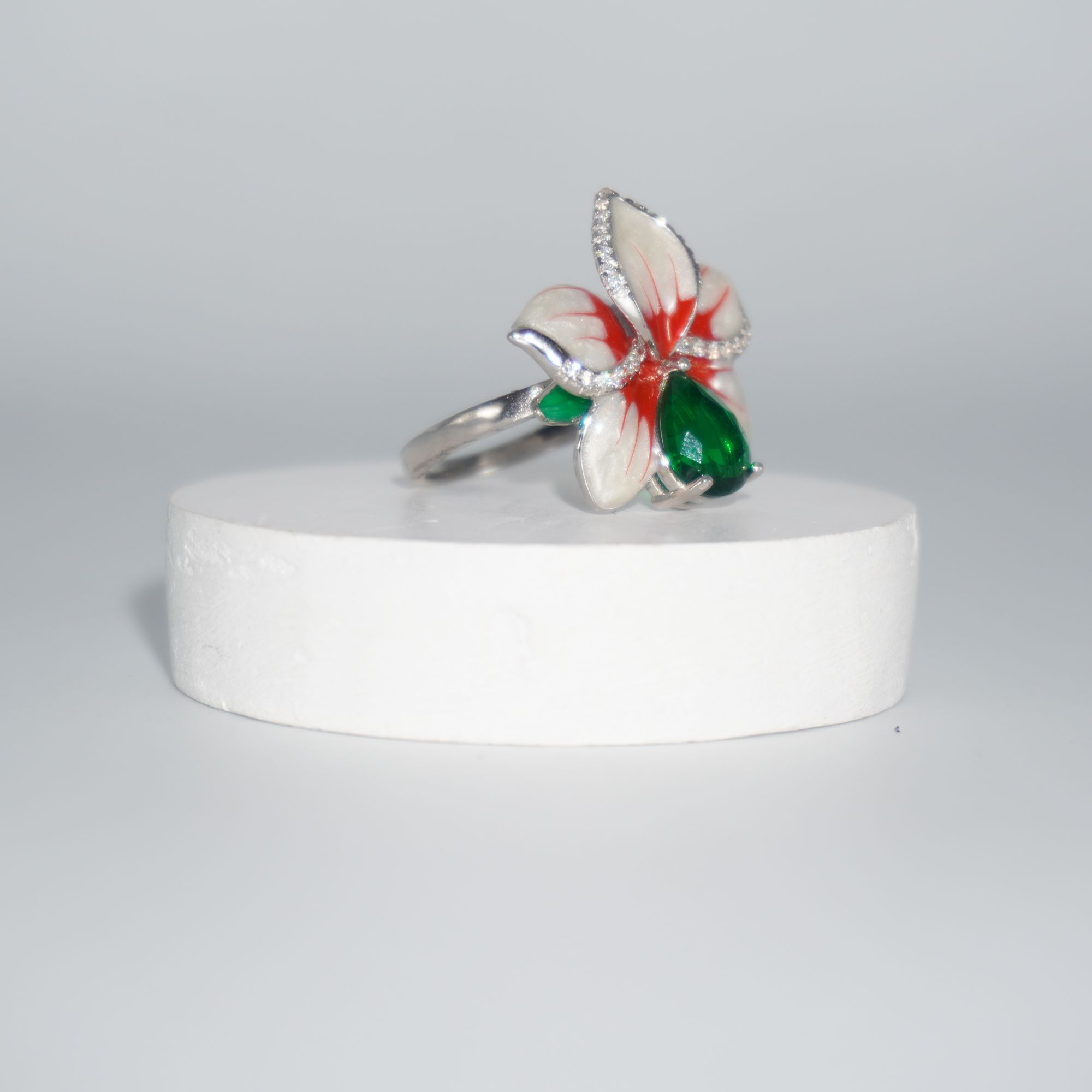 925 Silver Delicate Ladies Ring 872R7 - Image 2
