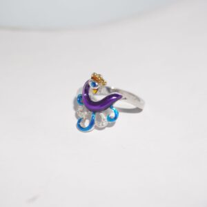925 Silver Fancy Plain Ring 872R5