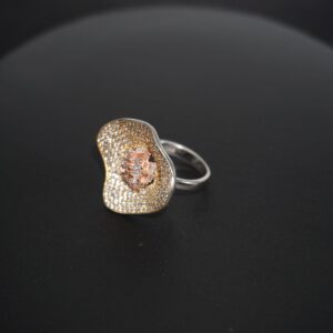 925 Silver Beautiful Engagement Ring 871R1