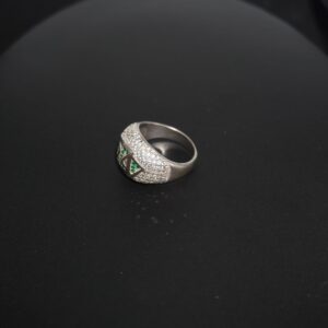 925 Silver Grand Engagement Ring 195R161