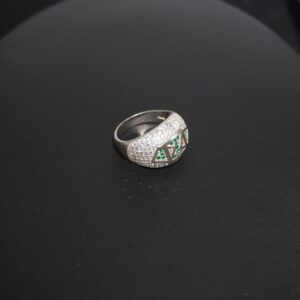 925 Silver Grand Engagement Ring 195R161