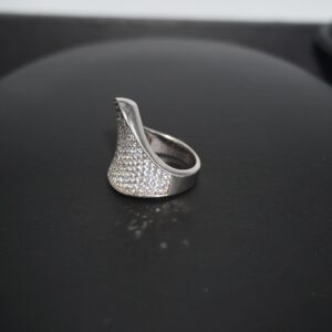 925 Silver Fine Engagement Ring 876R2
