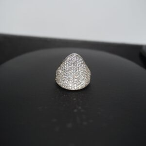 925 Silver Fine Engagement Ring 876R2