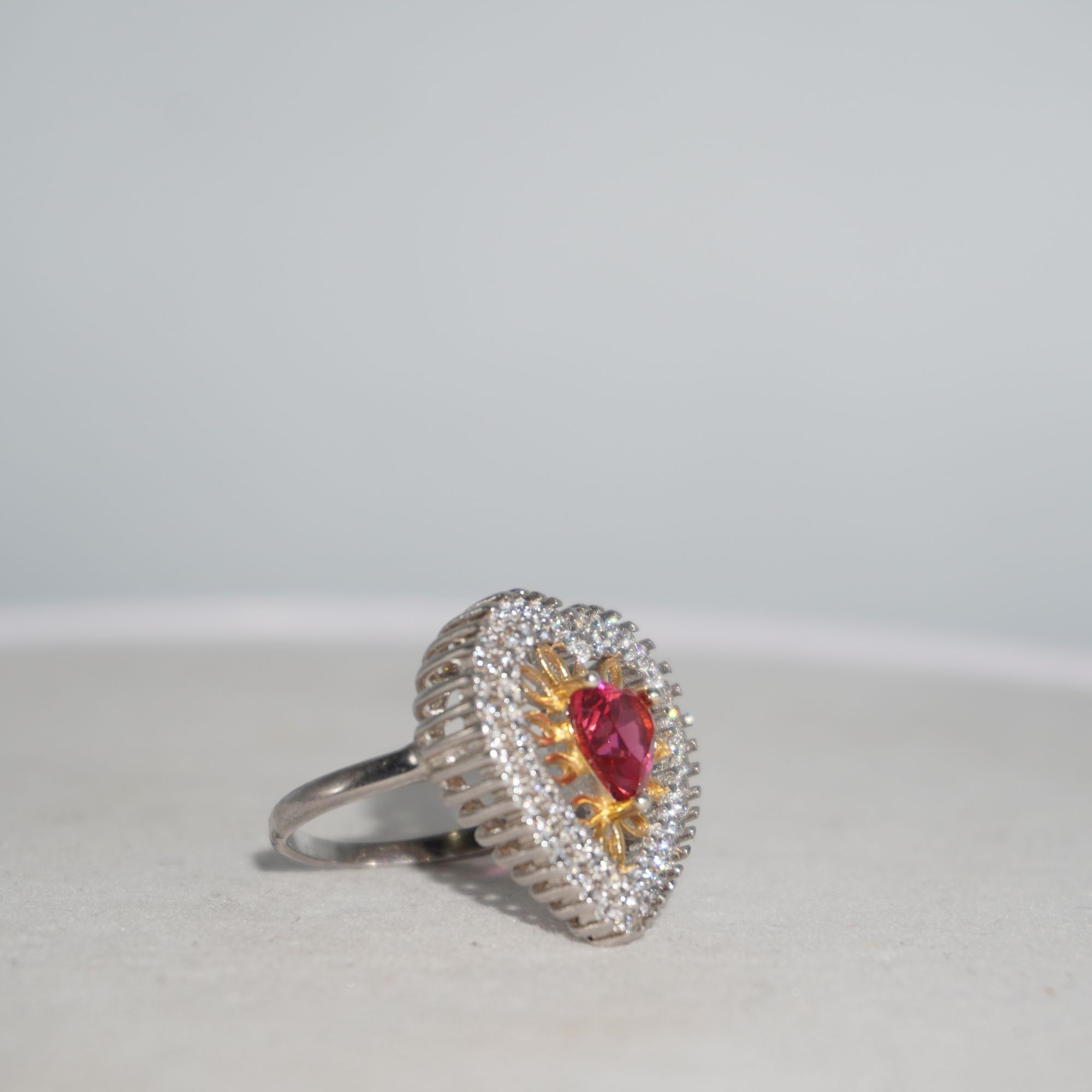 925 Silver Classy Designer Ring 872R8 - Image 3