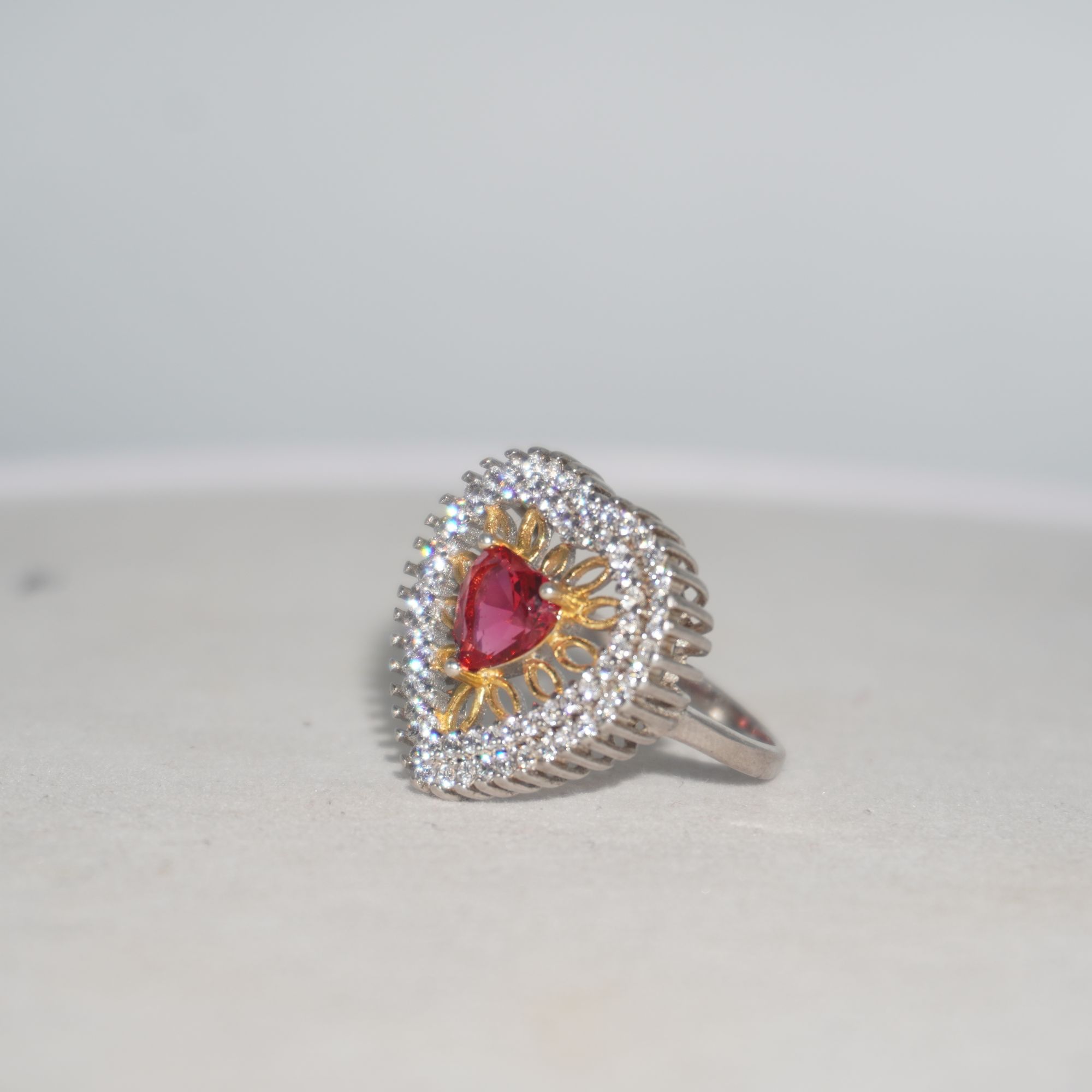 925 Silver Classy Designer Ring 872R8 - Image 2