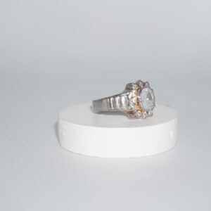 925 Silver Fine Engagement Ring 222R61