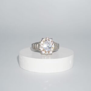 925 Silver Fine Engagement Ring 222R61