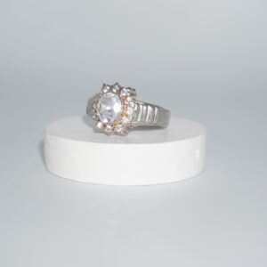 925 Silver Fine Engagement Ring 222R61