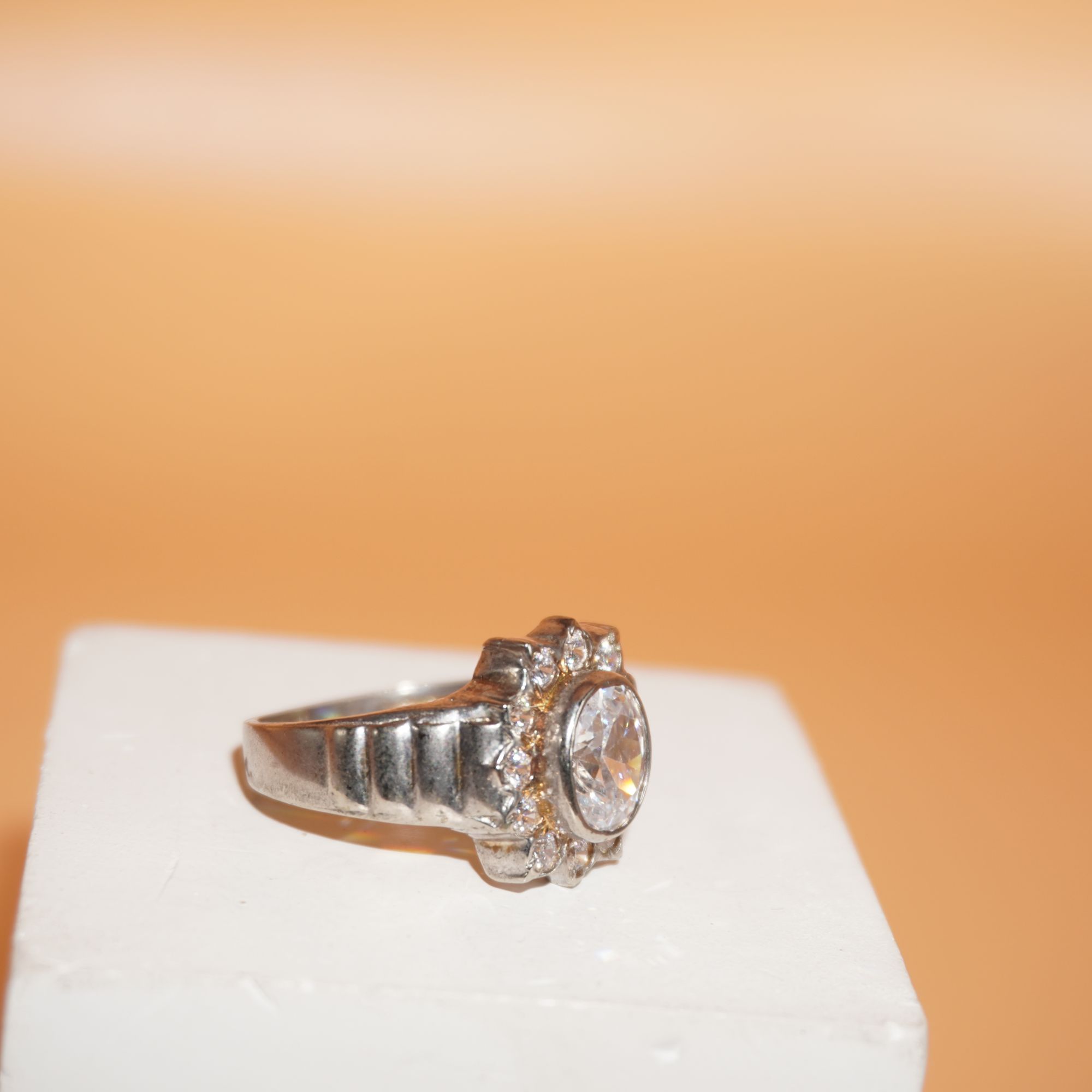 925 Silver Fancy Men Ring 207R102 - Image 2