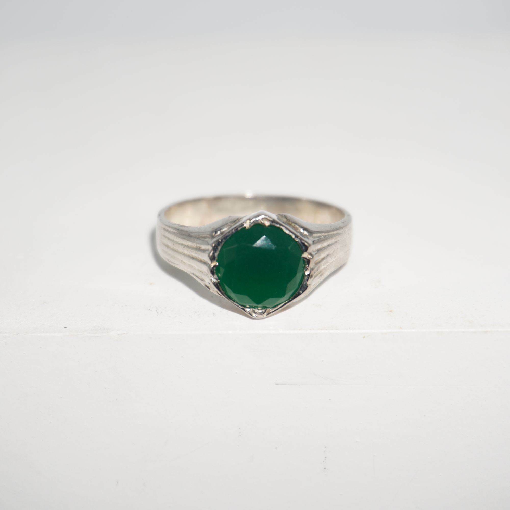 925 Silver Fancy Plain Ring 222R60