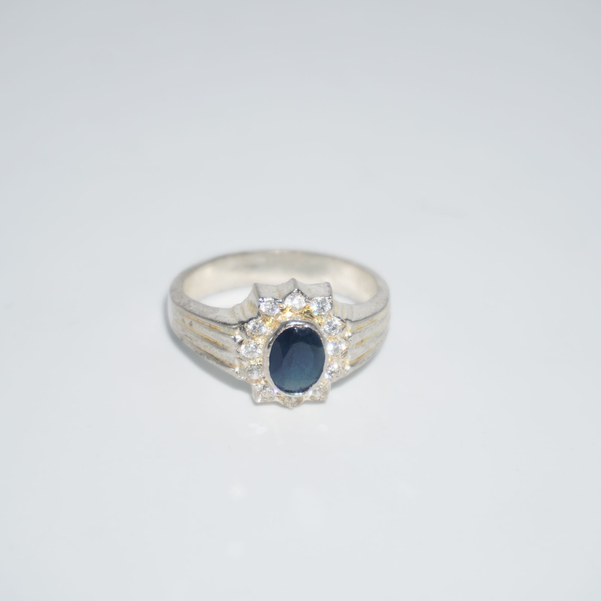925 Silver Elite Engagement Ring 341R29