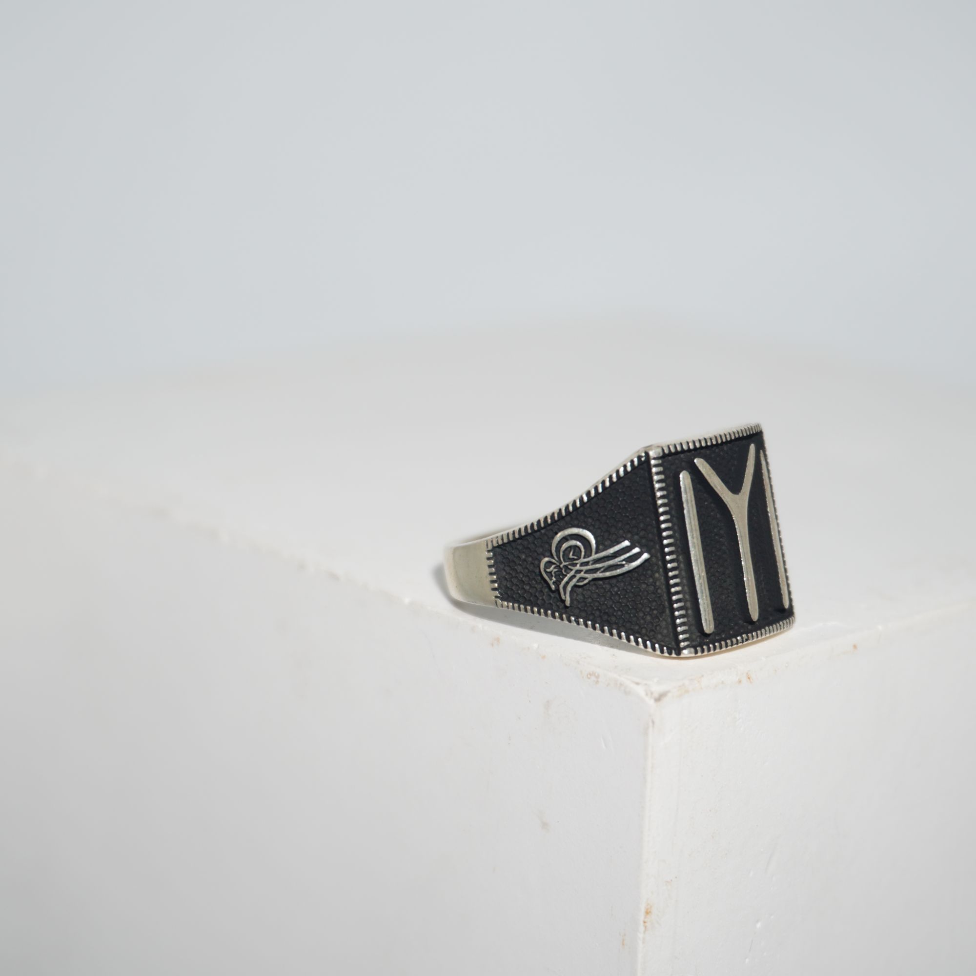 925 Silver Classic Men Ring 990R6 - Image 2